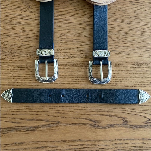 ASOS BOUBLE BUCKLE WAIST BELT - Picture 3 of 5